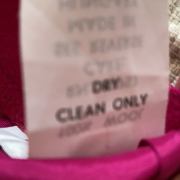 BRECKENRIDGE Fuchsia wool skirt 10P - Picture 4 of 7